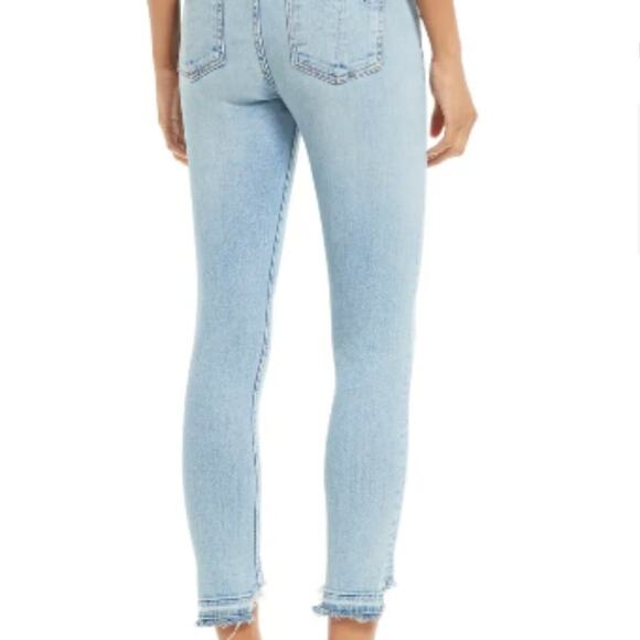 rag & bone Capri Step Frayed Hem Light Wash Skinny Jeans Wiley Size: 27 - Picture 16 of 16